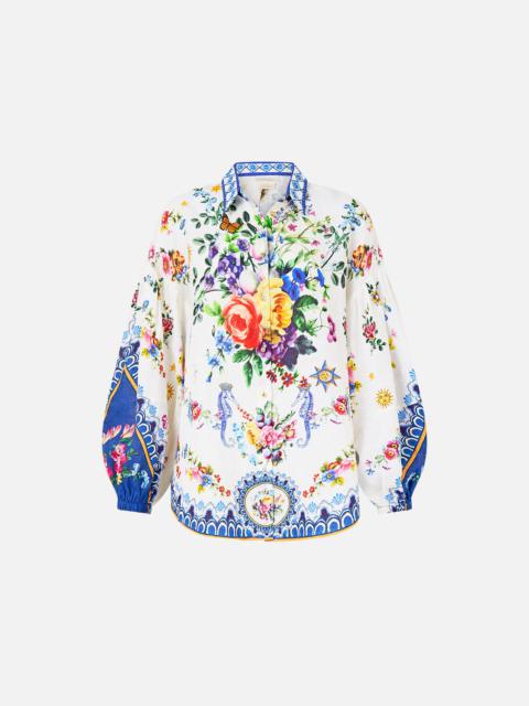 CAMILLA BALLOON SLEEVE BLOUSE