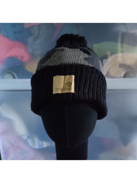 Other Designers Vtg Sessions Camo Beanie Skate Brand