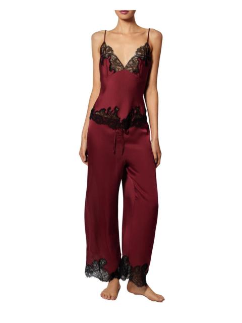 KIKI DE MONTPARNASSE Kiki de Montparnasse Giselle Pajama Pant in Brick Dust at Nordstrom