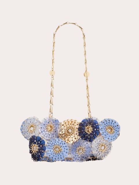 rabanne Blue Floral 1969 Baguette Bag