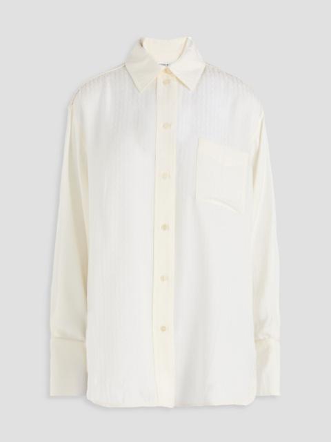 Victoria Beckham Satin-jacquard shirt