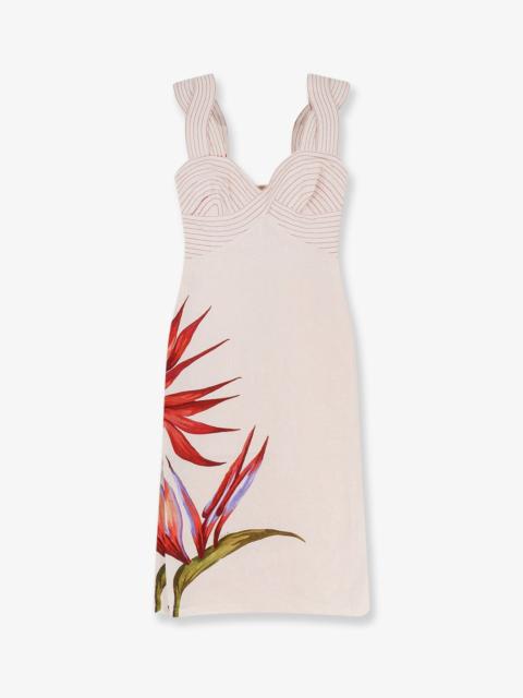 FARM RIO Farm Rio Strelizia Linen Dress