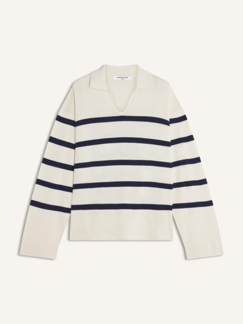 Maison Kitsuné STRIPED MARINIERE JUMPER
