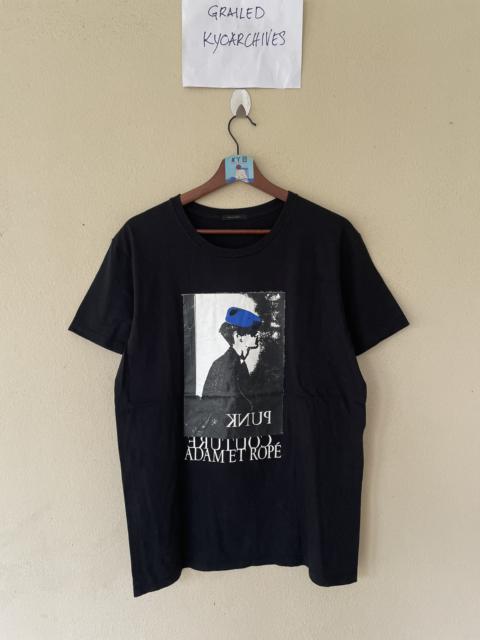 Other Designers Adam et Rope - PUNK COUTURE ADAM ET ROPE BLACK TEE
