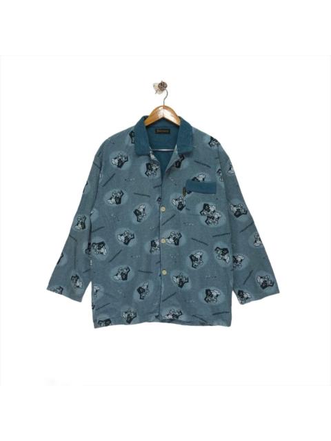 Valentino Gianni Valentino popeye button up fleece
