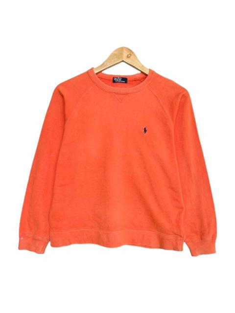 Other Designers Vintage Polo Ralph Lauren Mini Logo Orange Sweatshirt