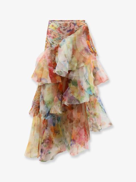 Zimmermann Zimmermann Luna Fanned Maxi Skirt