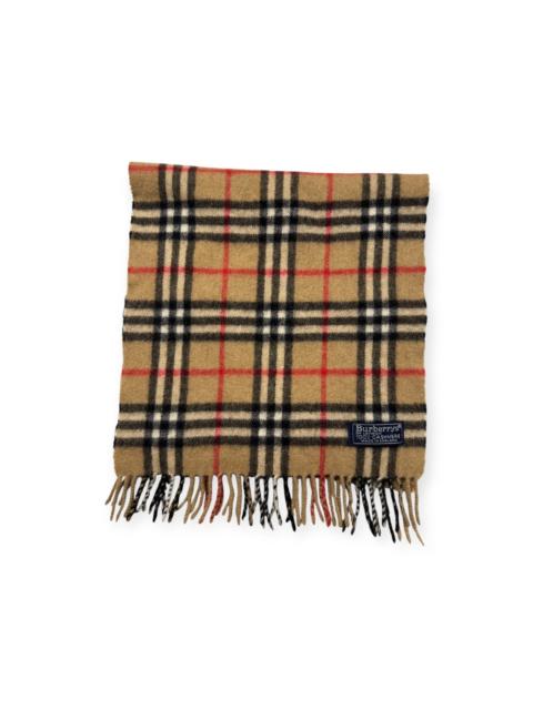 Burberry Vintage Burberrys Scarf Nova Check 100% Cashmere Camel