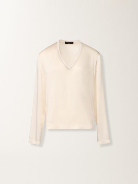 FABIANA FILIPPI Top in enver satin