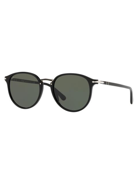 Persol Persol Green Oval Men's Sunglasses PO3210S 95/31 54