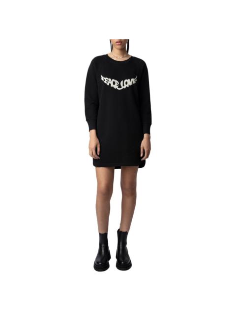 Zadig & Voltaire Zadig & Voltaire Diaz Peace&Love Dress