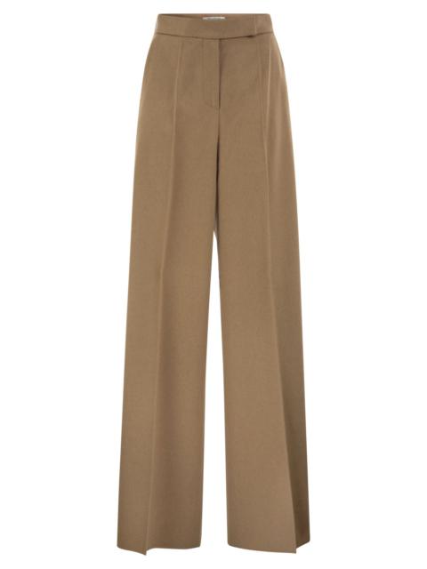 Max Mara Max Mara Women Mxmfilato - Tailored Wide-Leg Camel Trousers