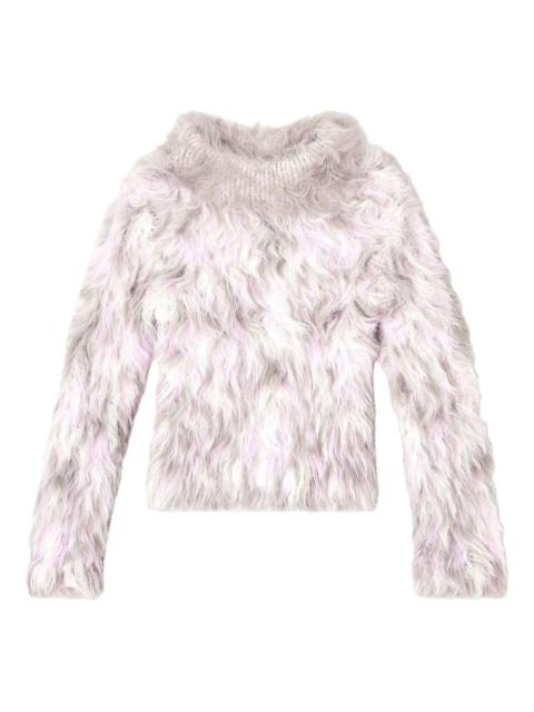 Diesel long-sleeve textured sweater