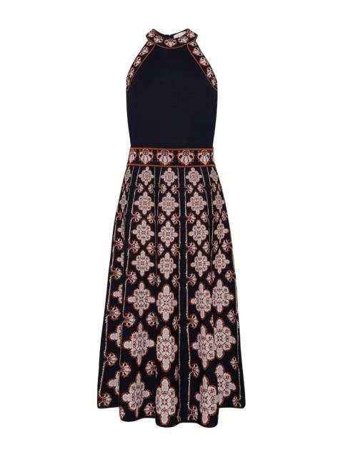 Cara Cara Sandrinna Dress
A Swooshy Jacquard Knit Dress