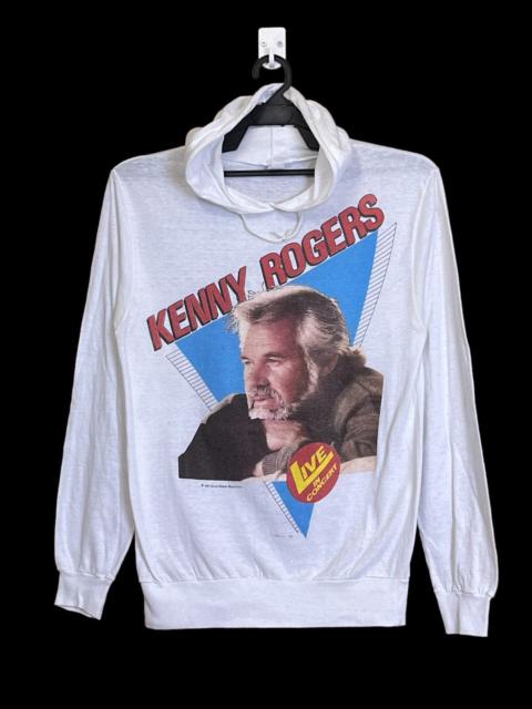 Other Designers Band Tees - RARE🔥VINTAGE 80s KENNY ROGERS TOUR 1985 PAPER THIN HOODIES