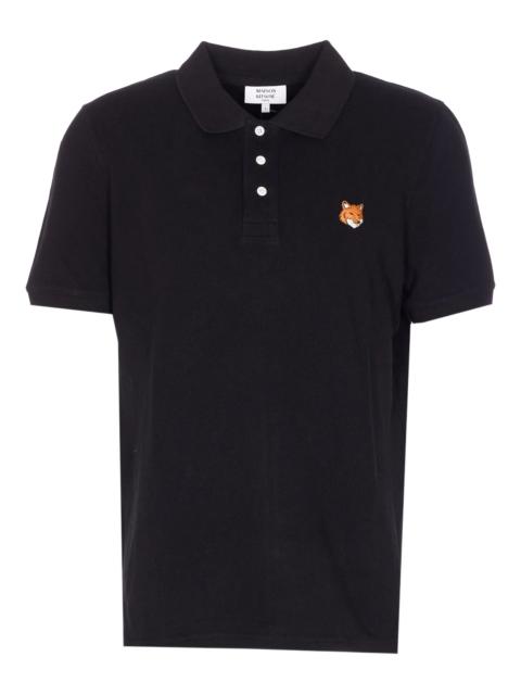 Maison Kitsuné Maison Kitsuné Embroidered Short-sleeve Polo Shirt