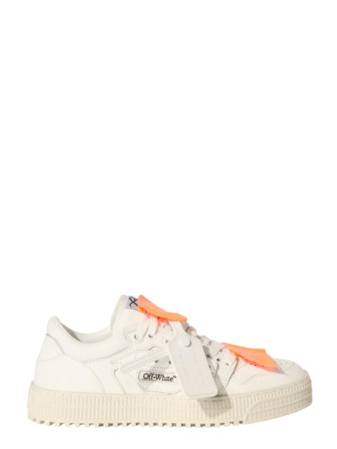Off White Men Low Top 3.0 Off Court White-Orange Sneakers