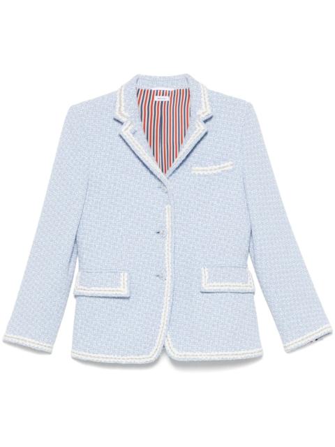 Thom Browne Solid Tweed Sportcoat Women