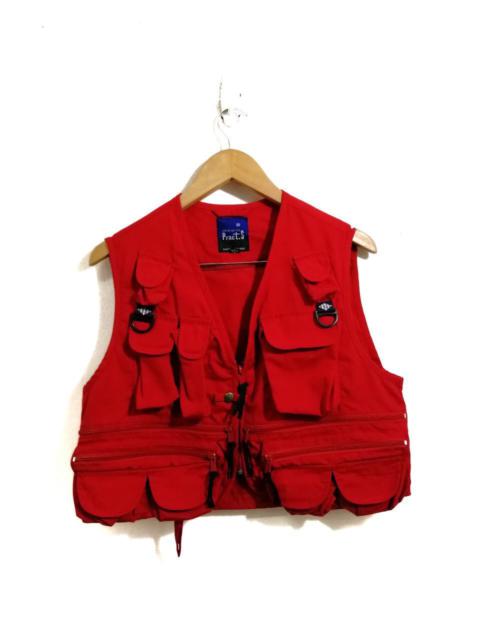 Other Designers Outdoor Life - Tactical Vest Multi Pocket Red Color Design 14
