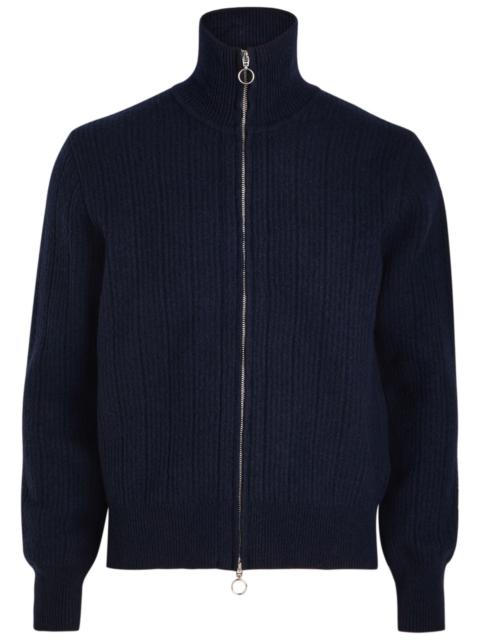 Oliver Spencer Oliver Spencer Overton Ribbed Merino Wool Cardigan