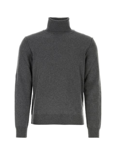 Maison Margiela Man Graphite Cashmere Sweater