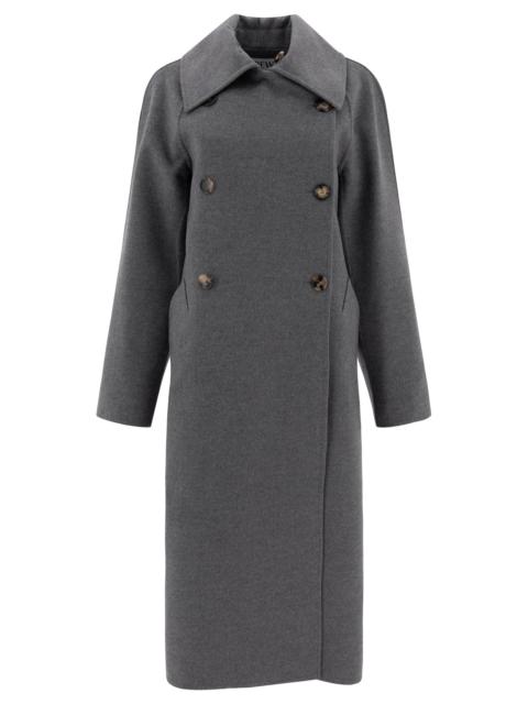 Loewe Wool And Cashmere Double-breasted Coat