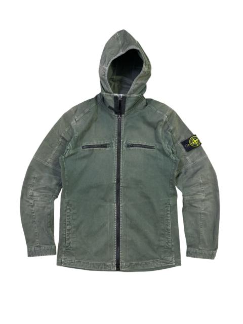 Stone Island DISTRESSED STONE ISLAND 109LN TINTO OLD JACKET 