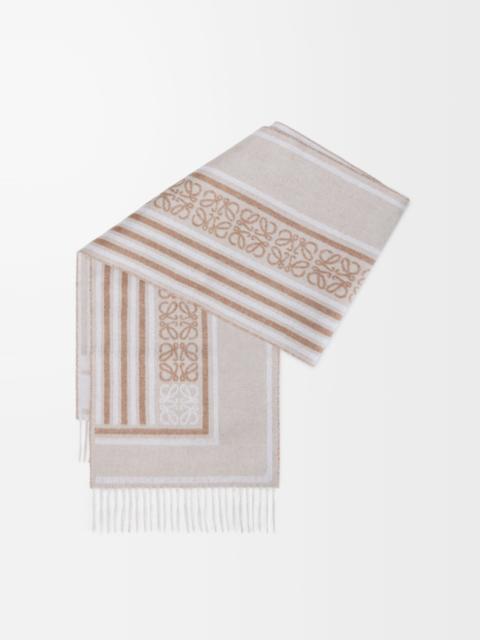 Loewe Scarf in wool and cashmere