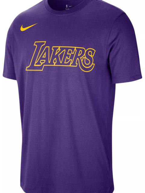 Nike Nike Men's Los Angeles Lakers Purple Wordmark T-Shirt
