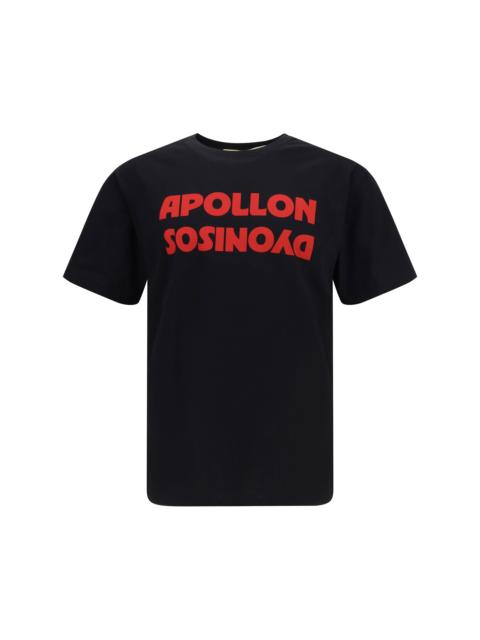 Valentino Valentino Men Cotton T-Shirt With Apollo Dyonisos Graphic Print