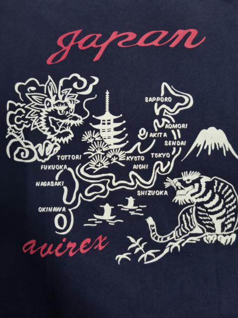 Other Designers Avirex Japan Sukajan Dragon Tee Long Sleeve Rare SpellOut