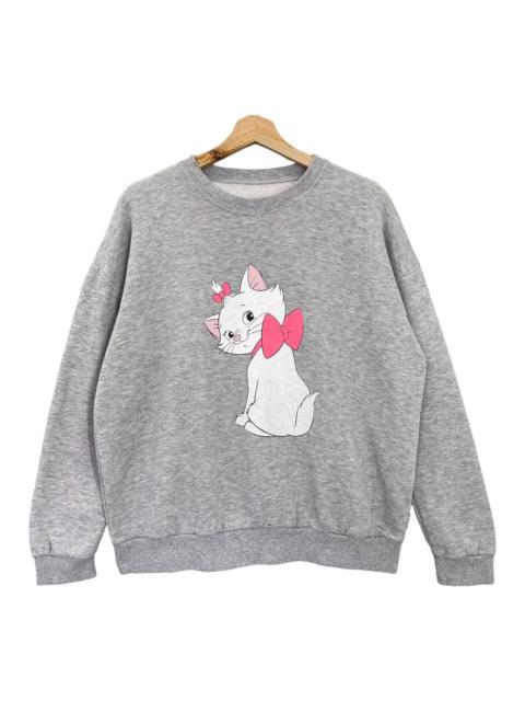 Other Designers Japanese Brand - Vintage Cute Cat Crewneck Sweatshirt Oversize S