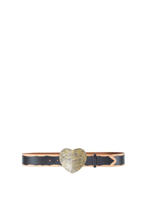 Acne Studios Heart Logo Buckle Belt