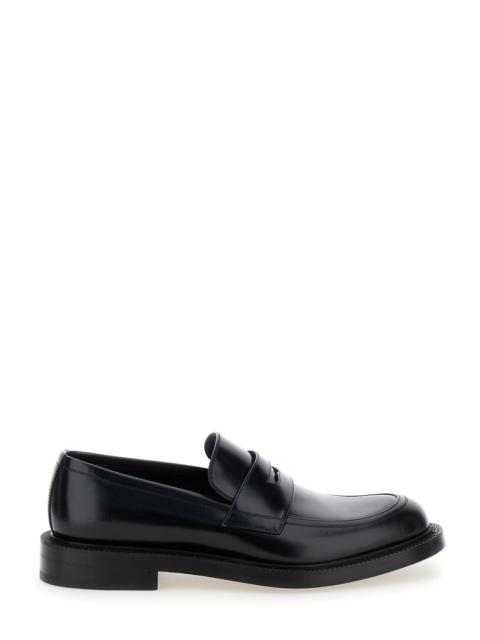 GUCCI Gucci Men 'Henry' Black Loafers In Smooth Leather Man