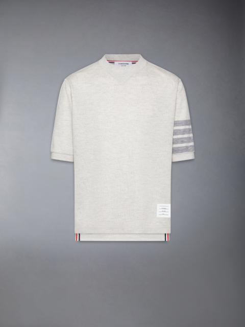 Thom Browne WOOL JERSEY 4-BAR TEE