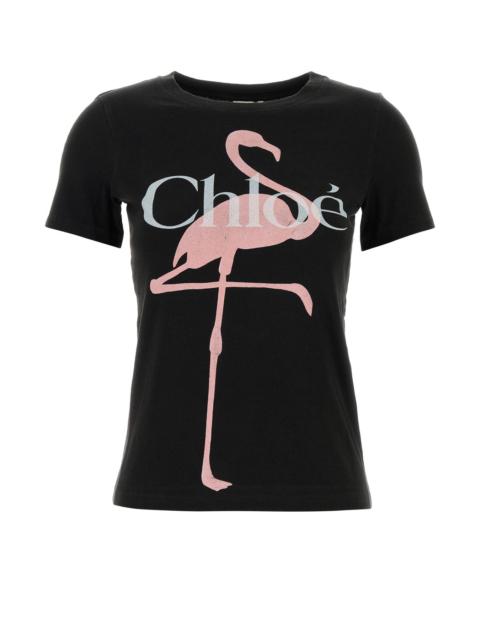 Chloé Slate cotton t-shirt