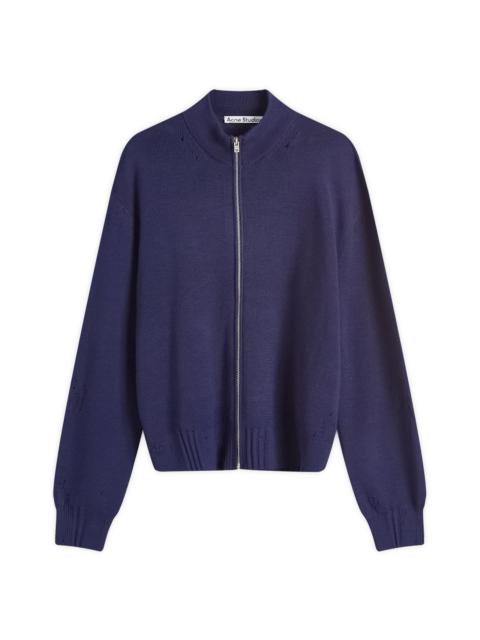 Acne Studios Kagic Vintage Merino Zip Cardigan