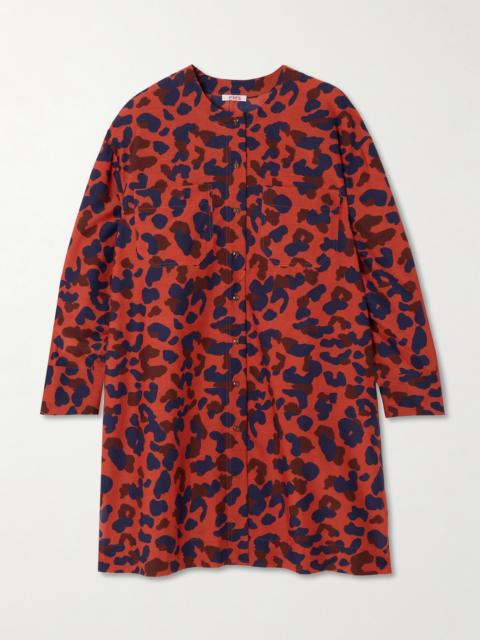 ERES Récifs Printed Cotton And Silk-blend Shirt