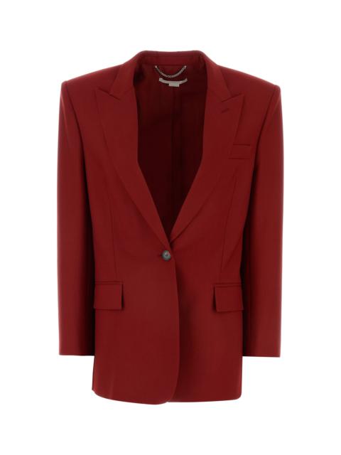 Stella McCartney Red wool oversize blazer