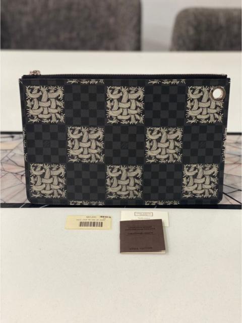 Louis Vuitton Louis Vuitton Damier graphite clutch Christopher Nemeth