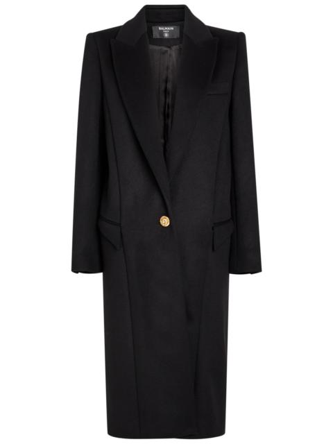 Balmain Balmain Wool and Cashmere-blend Coat