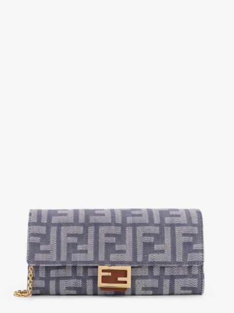 FENDI Fendi Continental With Chain Baguette Wallet