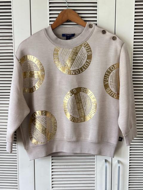 Louis Vuitton Louis Vuitton Gold Logo Sweatshirt