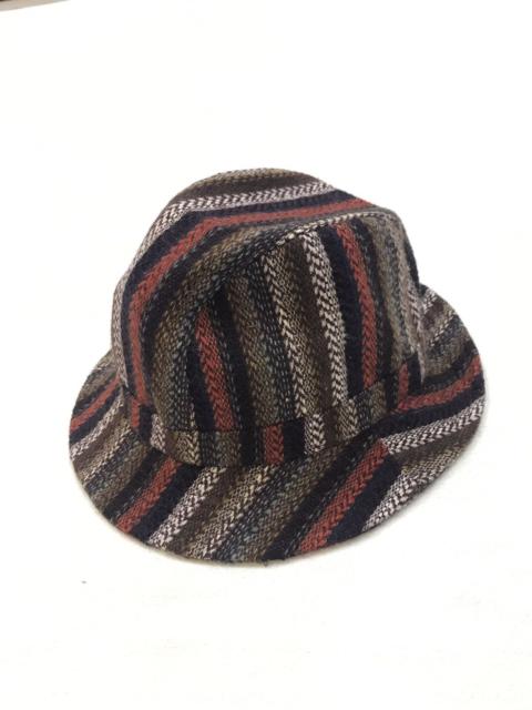 Other Designers Designer - OVERRIDE JAPAN AZTEC PATTERN BUCKET HAT 57cm