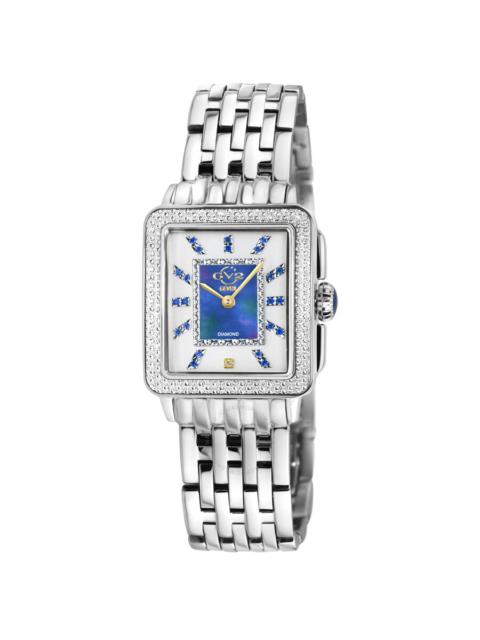 Other Designers Gv2 By Gevril - GV2 by Gevril Padova Gemstone Diamond Mother of Pearl Dial Ladies Watch 12332B