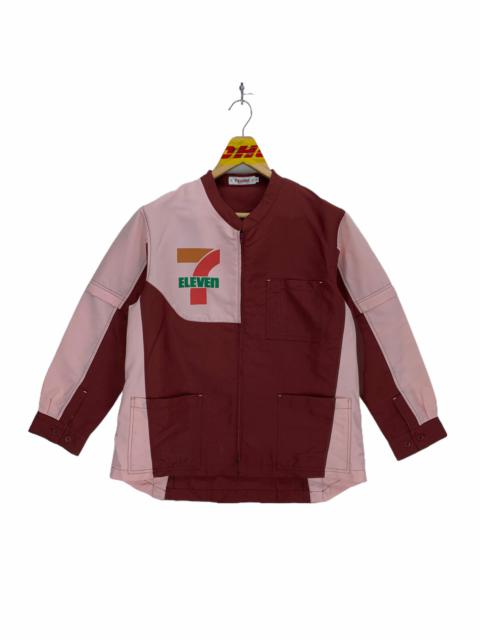 Other Designers Other - Vintage 7Eleven Detachable Sleeve Uniform Jacket #2989-112