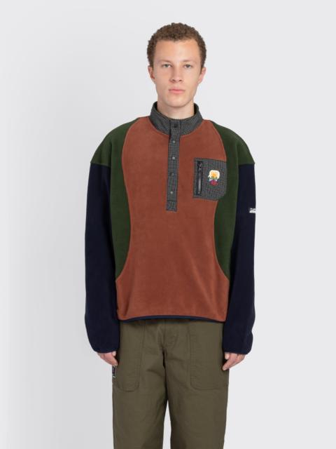 BRAIN DEAD Brain Dead Equipment Ripstop Pullover Fleece Jacket