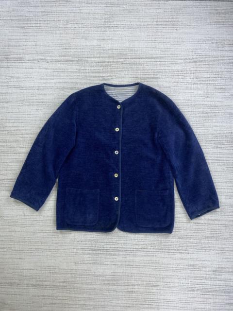 Other Designers Valentino × Vintage - Vintage Valentino Italy Reversible Striped Jacket