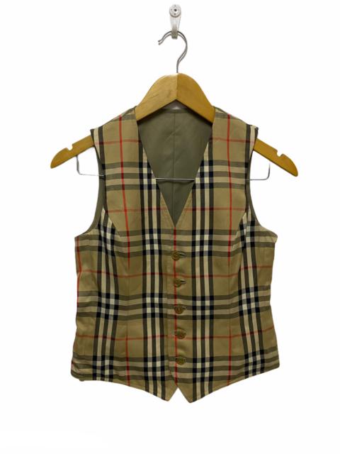 Other Designers Burberry Prorsum - Reversible Vintage Burberrys Nova Check Vest