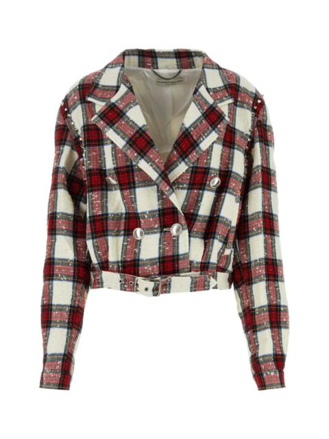 Alessandra Rich Alessandra Rich Women Embroidered Tweed Blazer